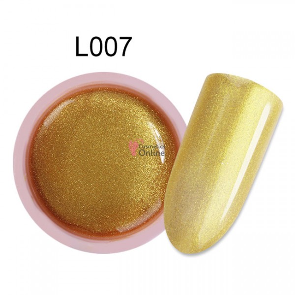 Gel UV / LED Soak Off SUGAR colorat cu sclipici 5gr Cod L007